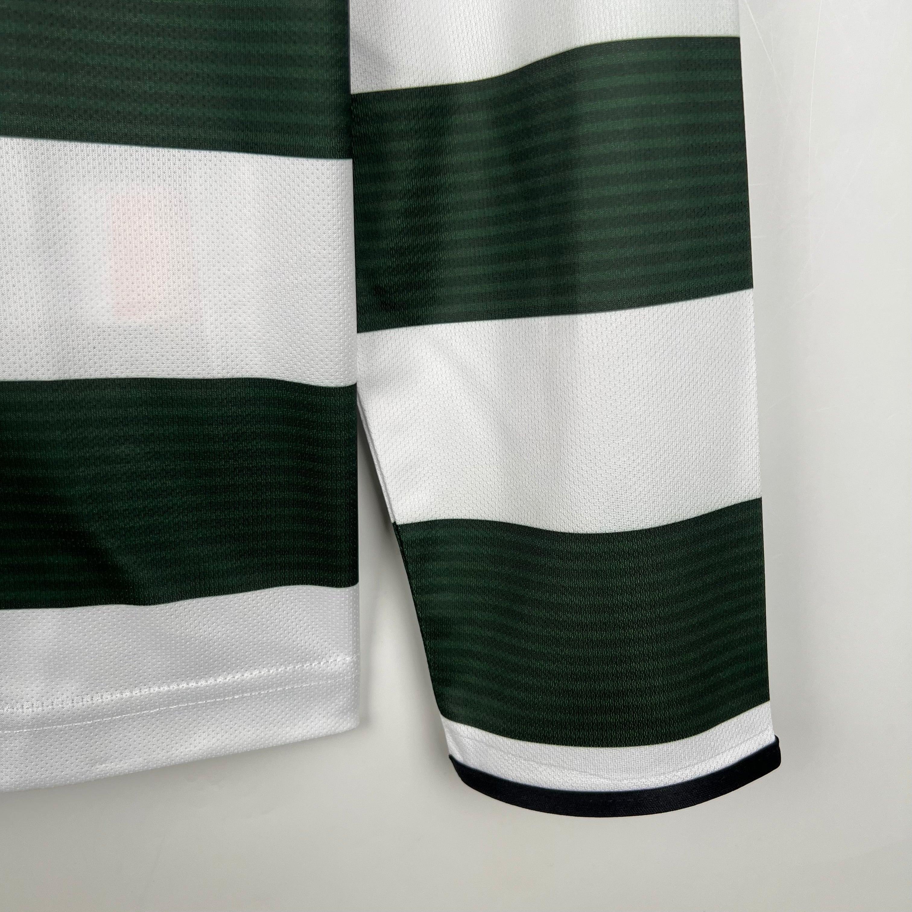 Camiseta Retro Sporting Club de Portugal Manga Larga 2001-03 - Fútbol Club Vintage