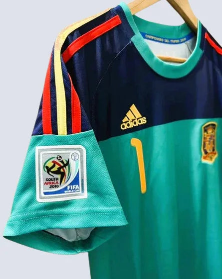 Camiseta Retro España Portero 2010-11 Casillas - Fútbol Club Vintage