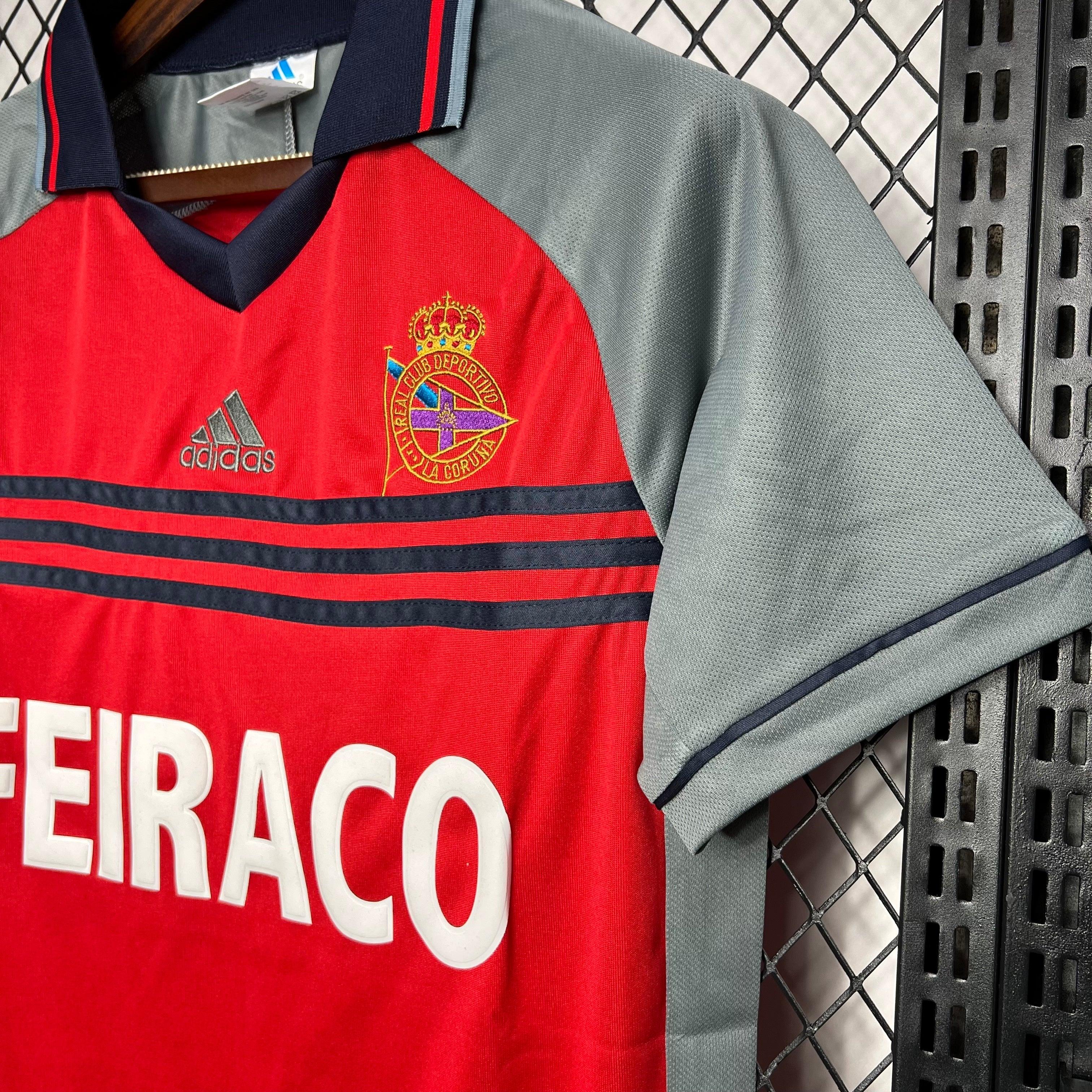 Camiseta Retro Deportivo de La Coruña 1999-00 Visitante (3ª) - Fútbol Club Vintage