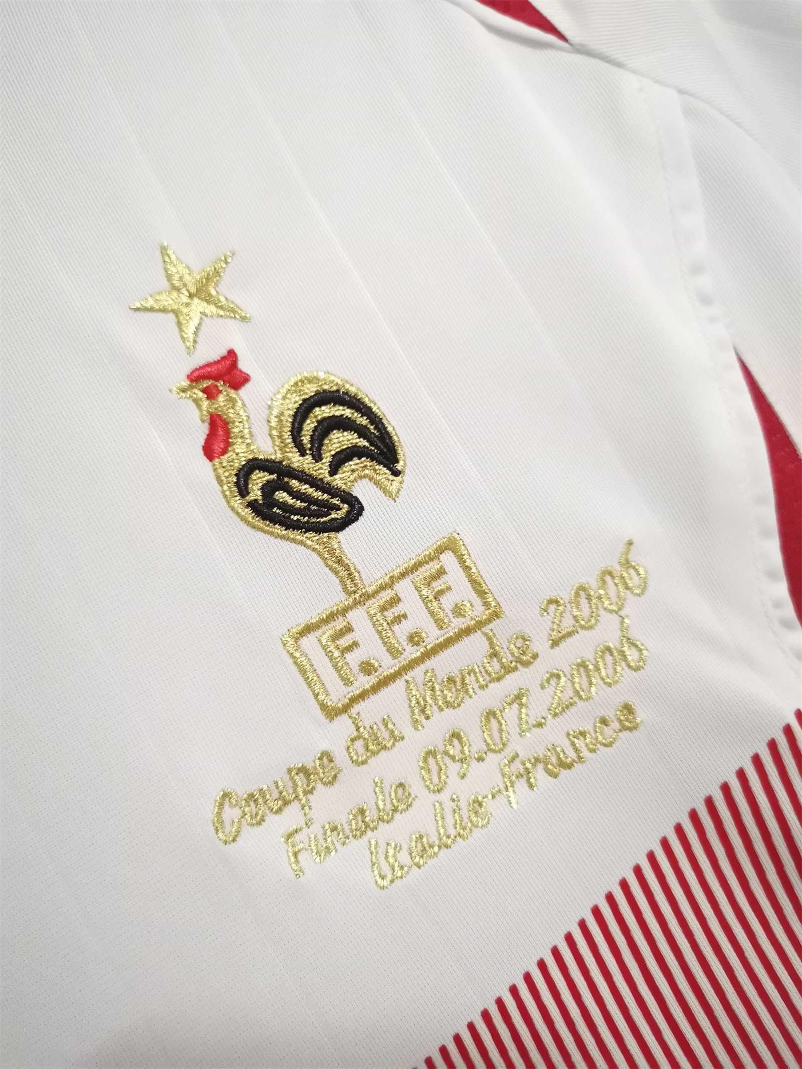 Zidane Francia Visitante 2006 - Fútbol Club Vintage