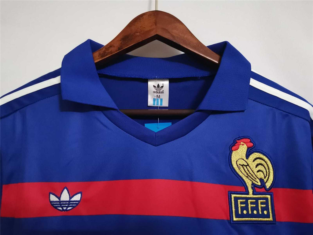 Platini Francia Visitante 1984 - Fútbol Club Vintage