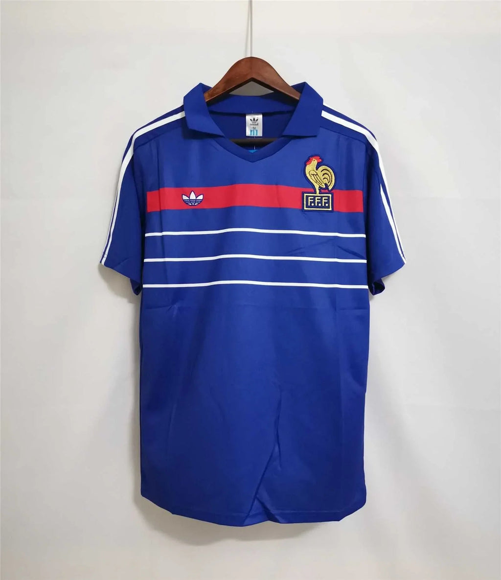 Platini Francia Visitante 1984 - Fútbol Club Vintage