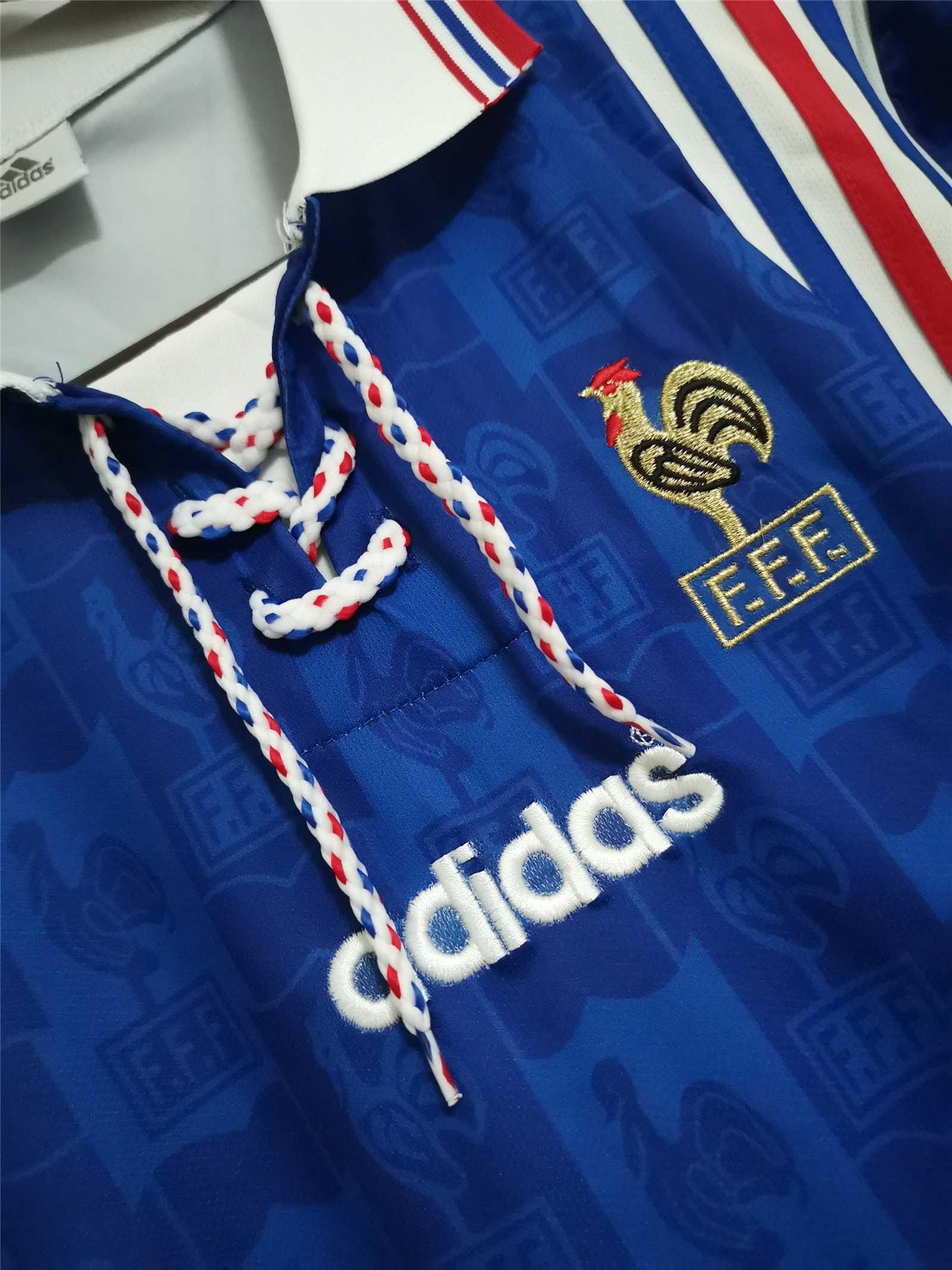Francia Visitante 1996 - Fútbol Club Vintage