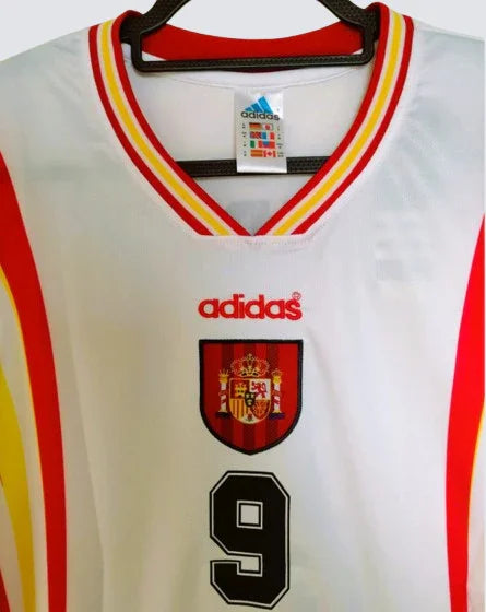 Camiseta Retro España Visitante 1996-98 Fernando Hierro - Fútbol Club Vintage