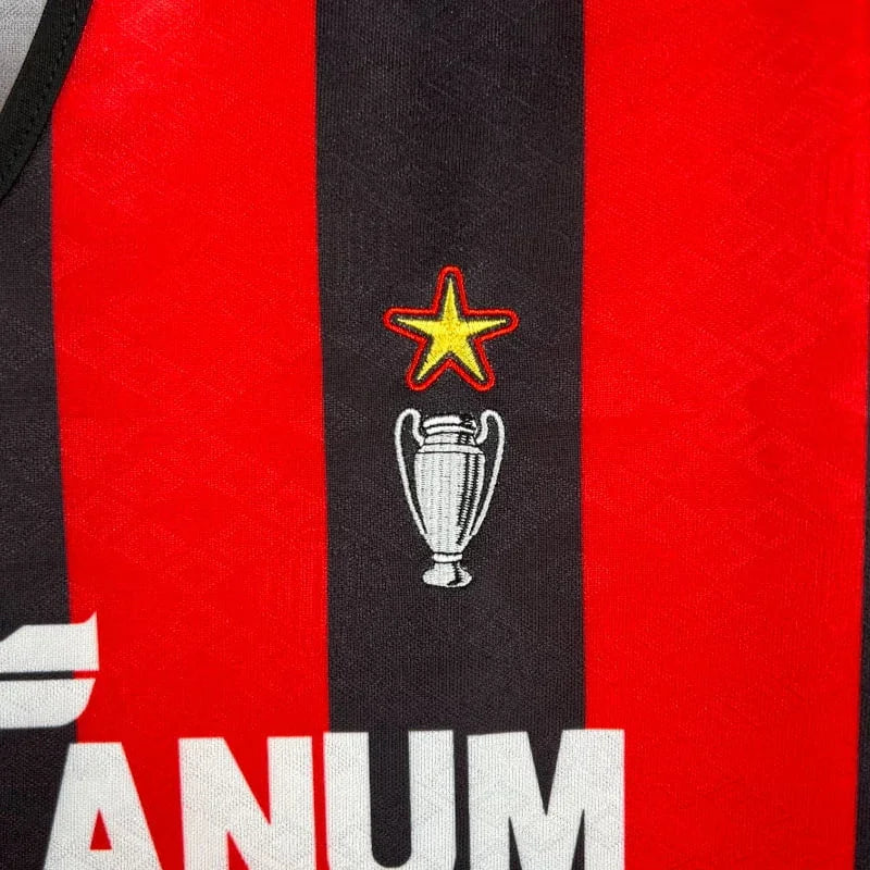 Camiseta Retro AC Milán 1989-90 - Fútbol Club Vintage