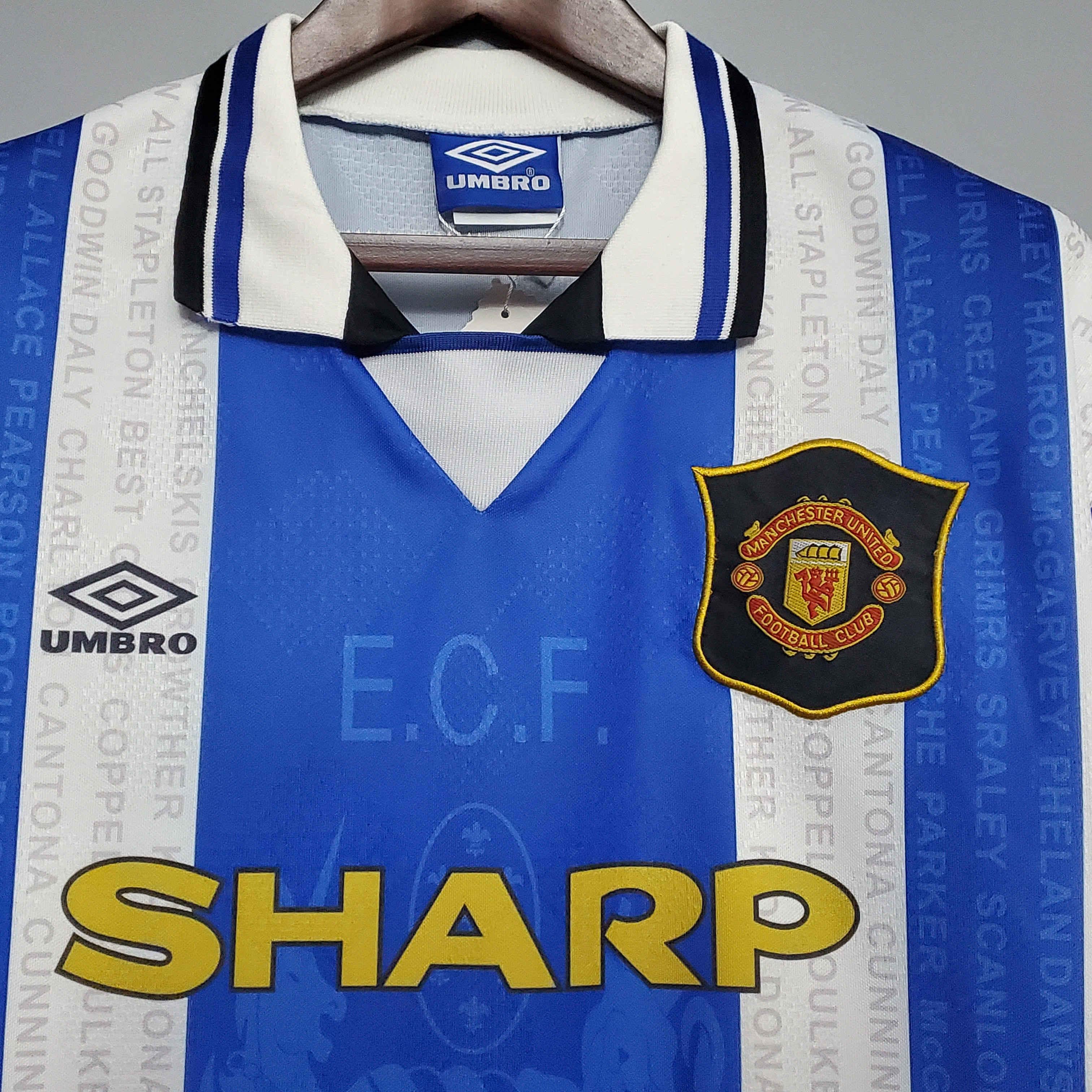 Camiseta Retro Manchester United FC Visitante 1994-96 - Fútbol Club Vintage