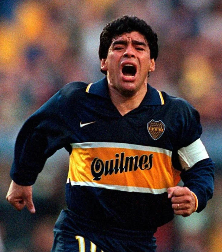 Camiseta Retro Maradona Boca Juniors 1996-97 - Fútbol Club Vintage