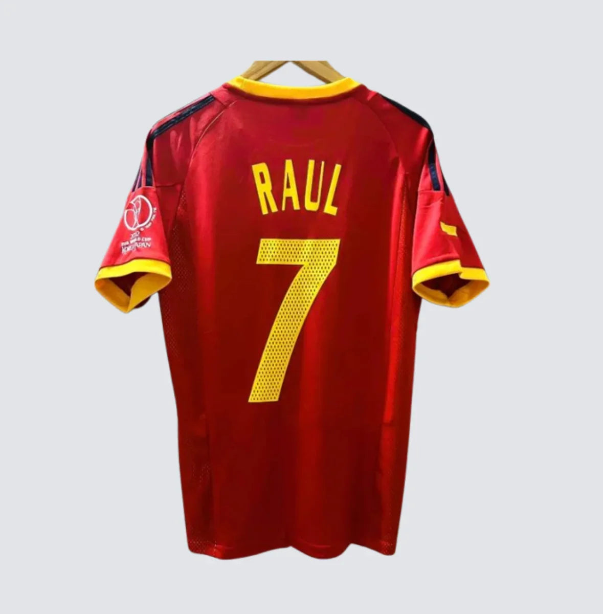 Camiseta Retro España 2002-04 Raúl González - Fútbol Club Vintage