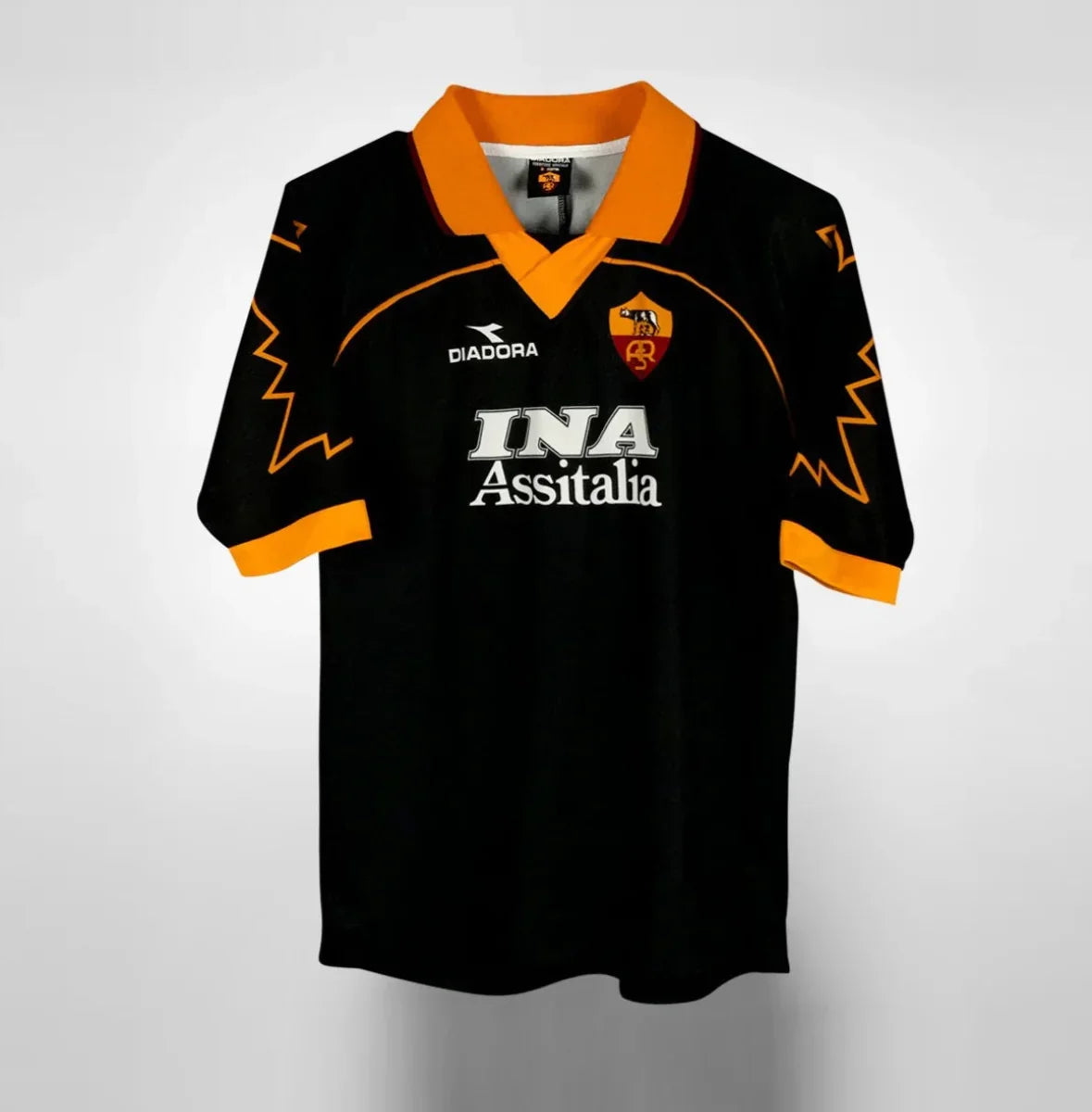 Camiseta Retro AS Roma Visitante (3º) 1999 - Fútbol Club Vintage